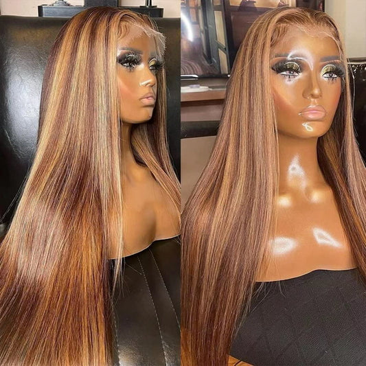 HD Peanut Butter Wig Straight 13X4