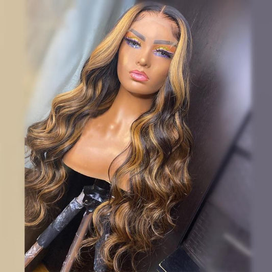 HD Highlighted Wig Body Wave 13X6