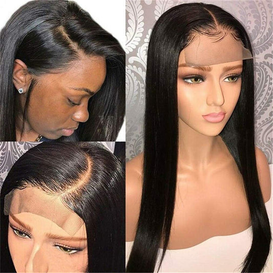 HD Straight Closure Wig 4x4