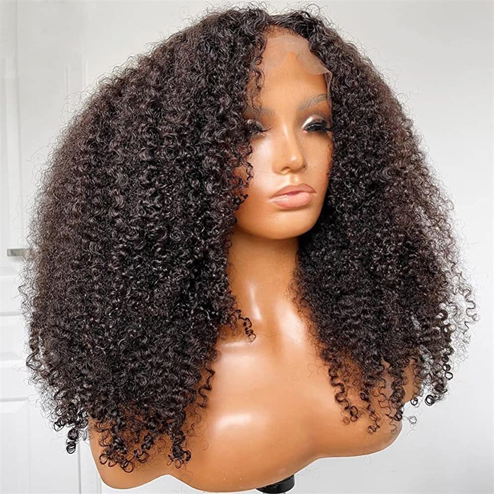 Kinky Curly Transparent 4x4 Closure Wig