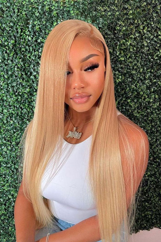 Straight Blonde Lacefront Wig 13x4
