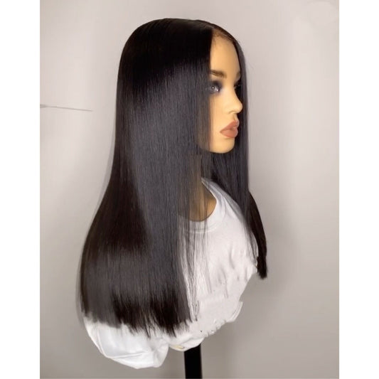 Straight Transparent 4x4 Closure Wig