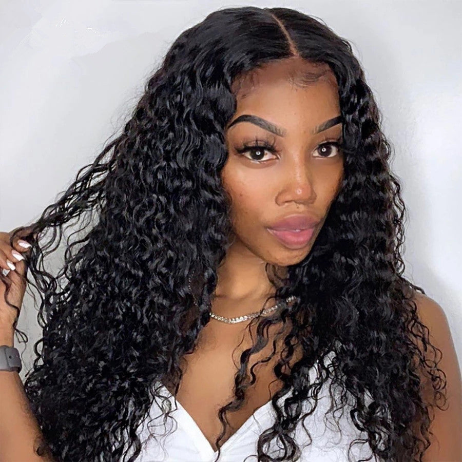 360 Deepwave Transparent Wig