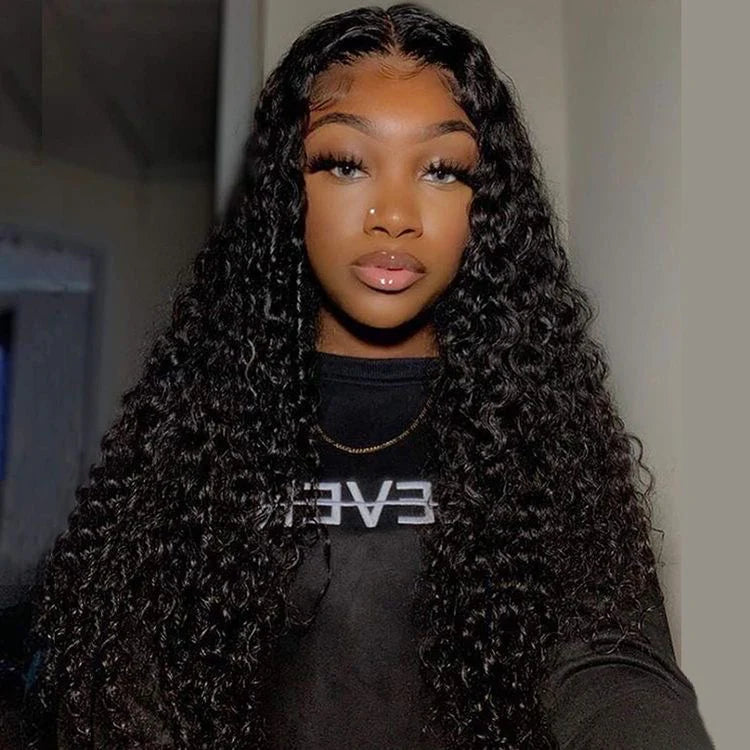 Deep Wave Transparent 4x4 Closure Wig