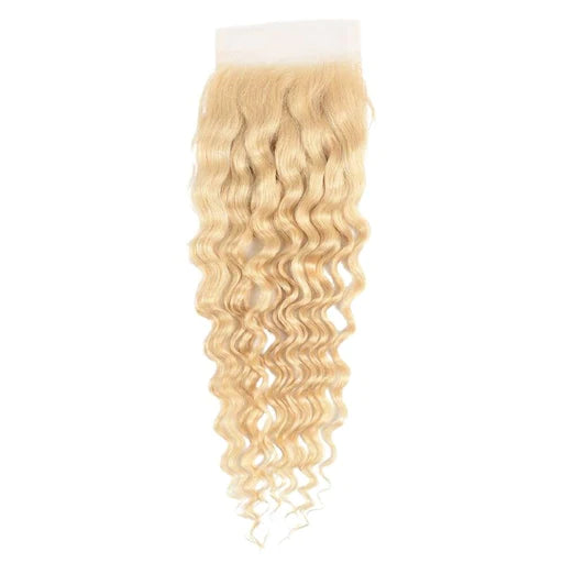 Deep Wave Blonde Transparent Closure