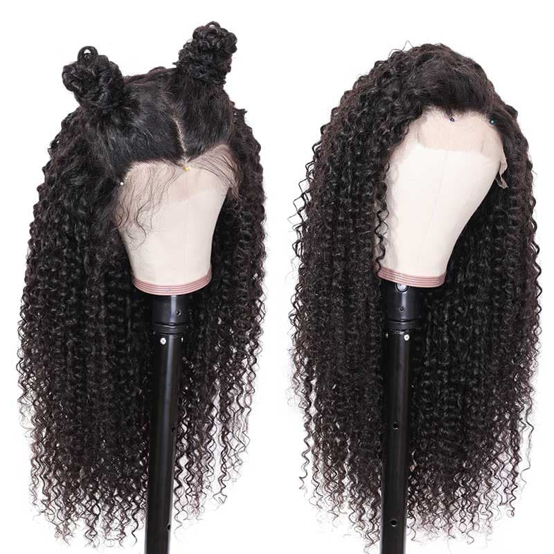 Kinky Curly Transparent Wig 13x4