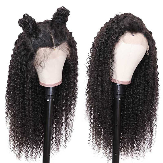 Kinky Curly Transparent Wig 13x4