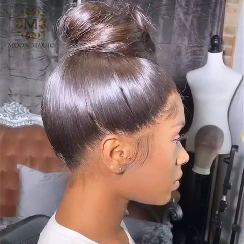 360 Straight Transparent Wig