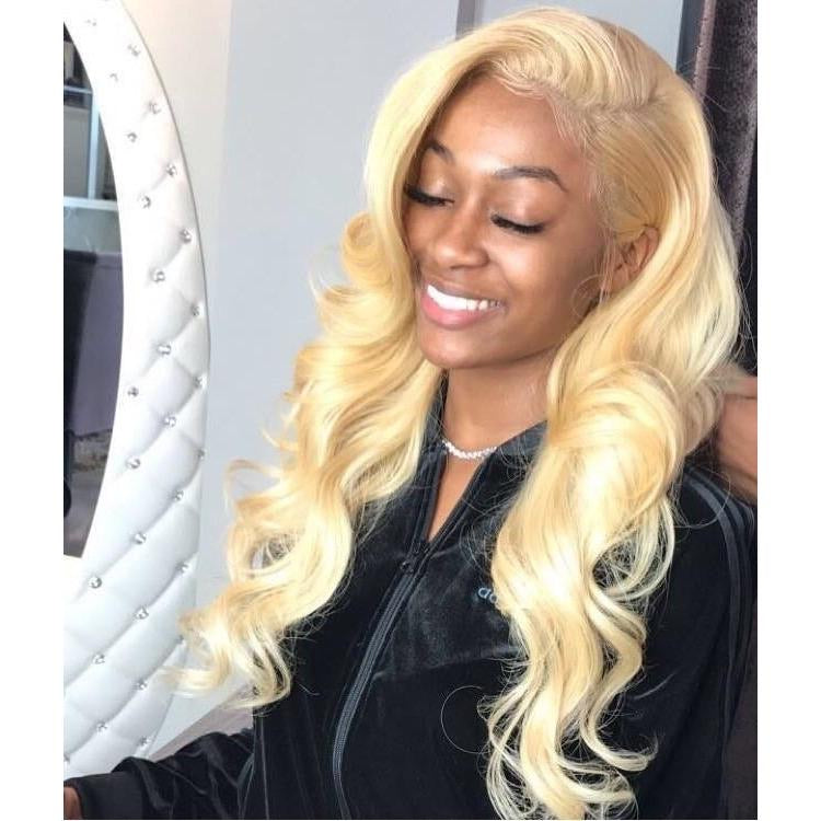 Body Wave Transparent Lacefront 613 blonde