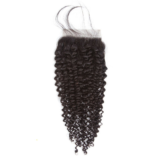 Transparent Closure Kinky Curly