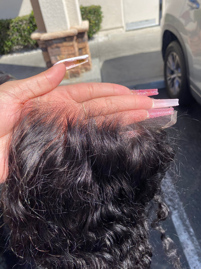 Indian Curly Raw HD Closure