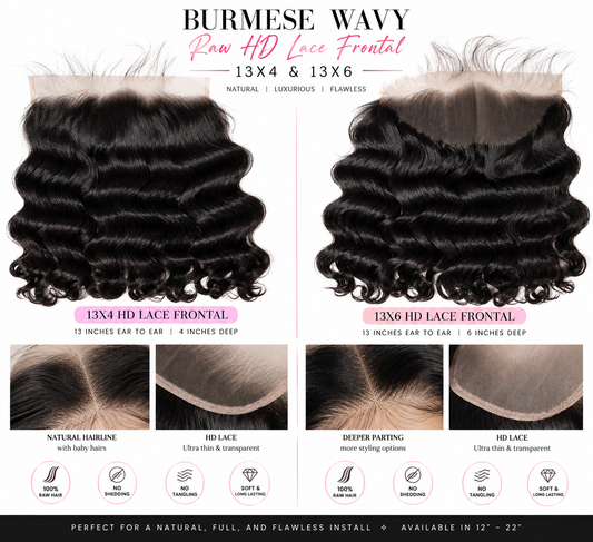 Burmese Wavey Raw HD Lacefront