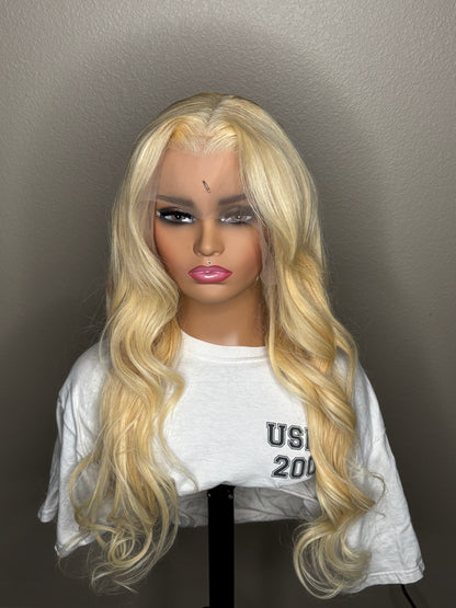 Transparent 13x4 Blonde Wig