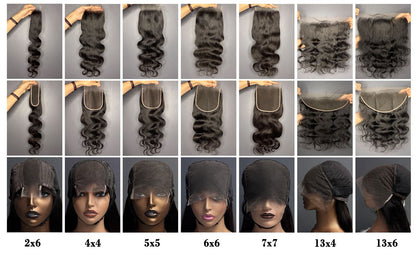 Indian Curly Raw HD Closure
