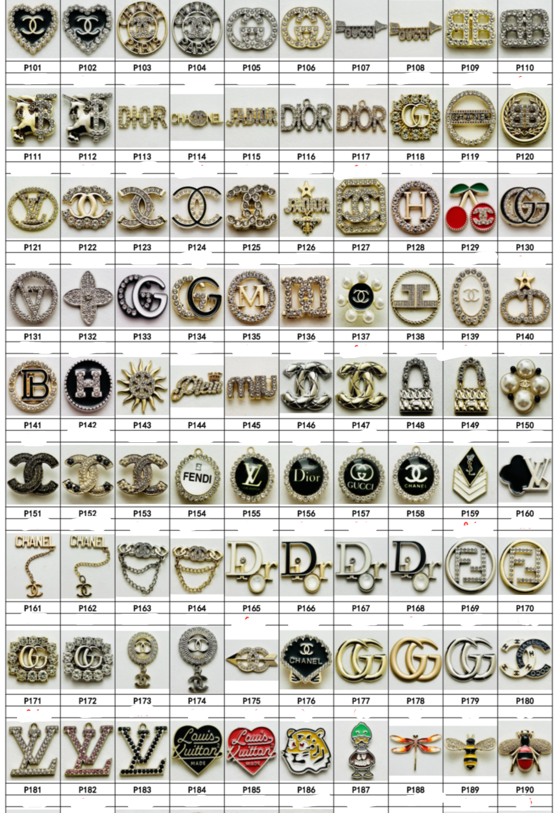 Croc Charms