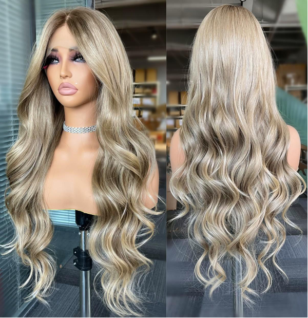 Synthetic Blonde 13x4