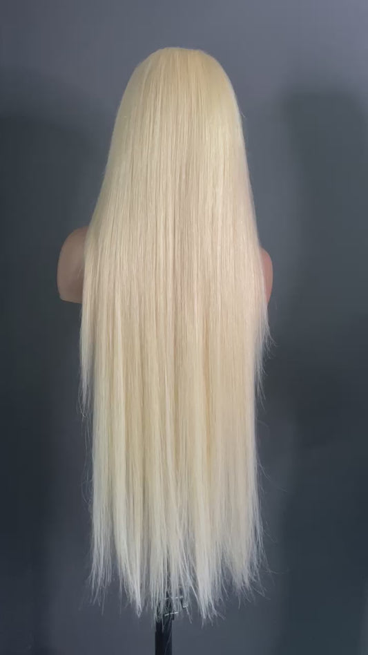 Burmese Blonde Raw HD Wig Straight