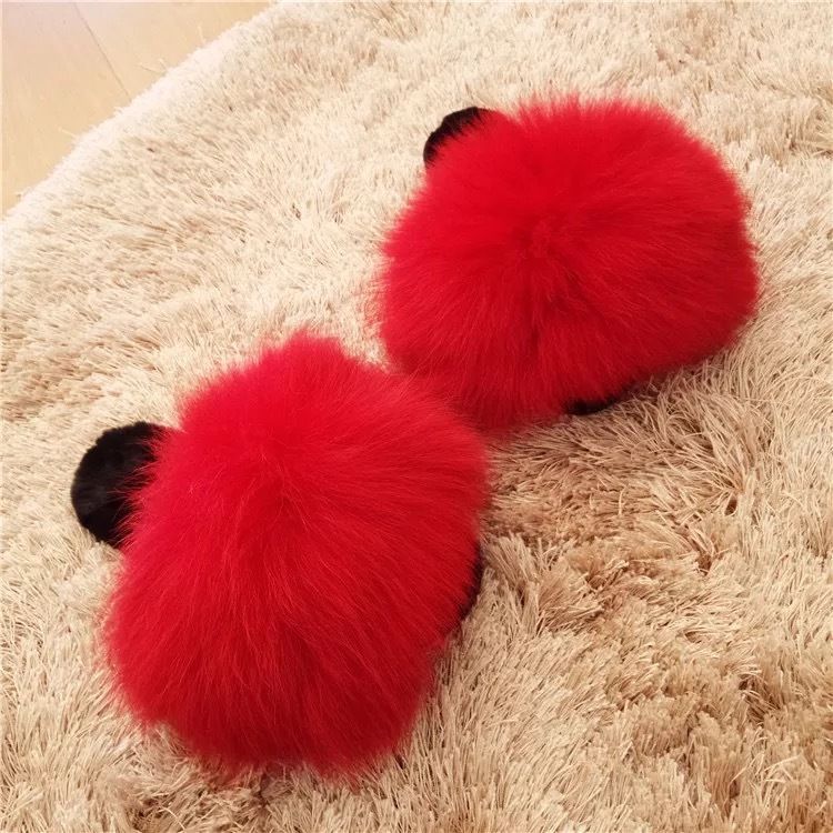 Red Vines Faux Slippers - royalty-extensions.com